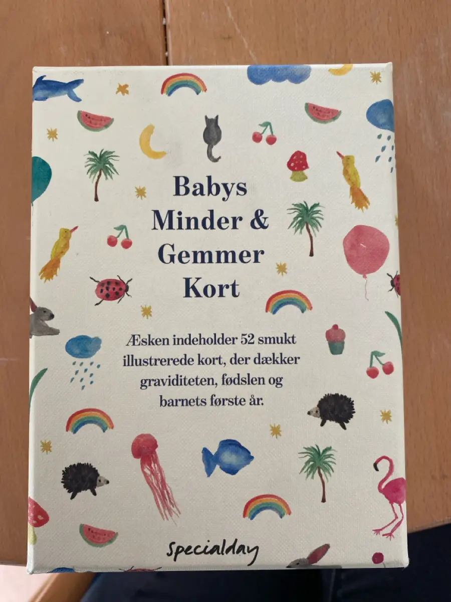 Specialdag Babys minder og gemmer kort