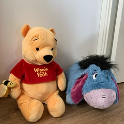 Winnie the Pooh Stor Peter plys og æsel-pude