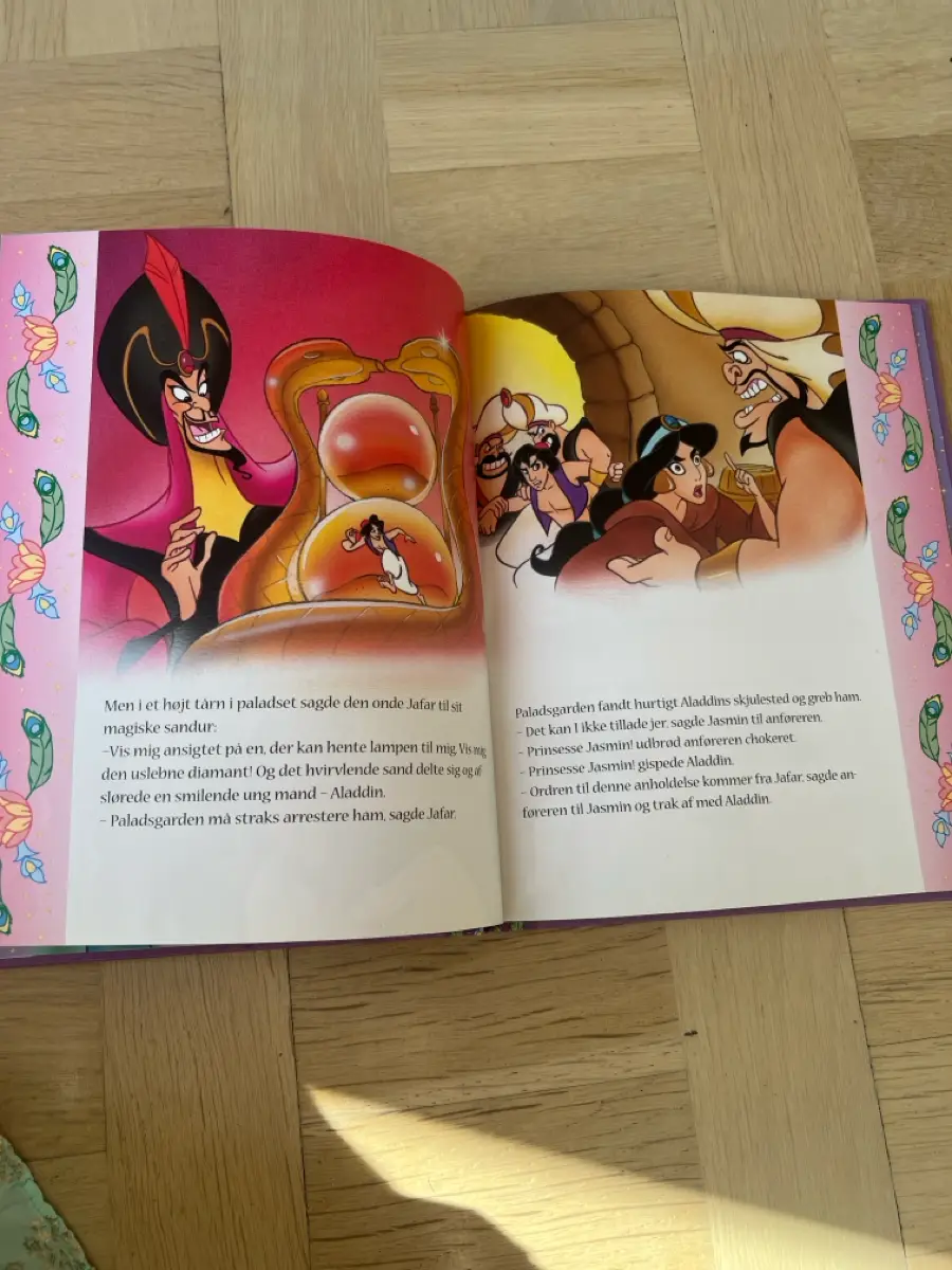 Jasmin og Aladdin Disney prinsesser bog