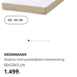 IKEA Madras med pocketfjedre tremme