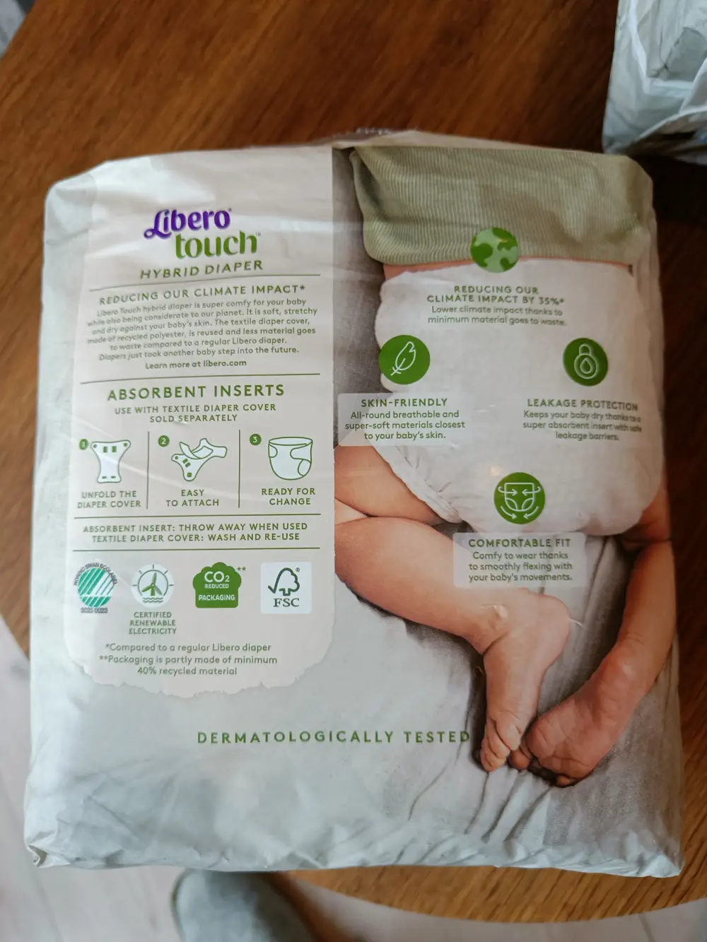 Libero Touch hybrid diaper S