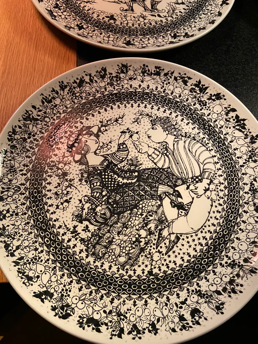 Bjørn vinblad Platter