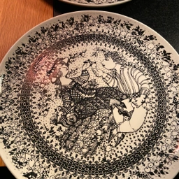 Bjørn vinblad Platter