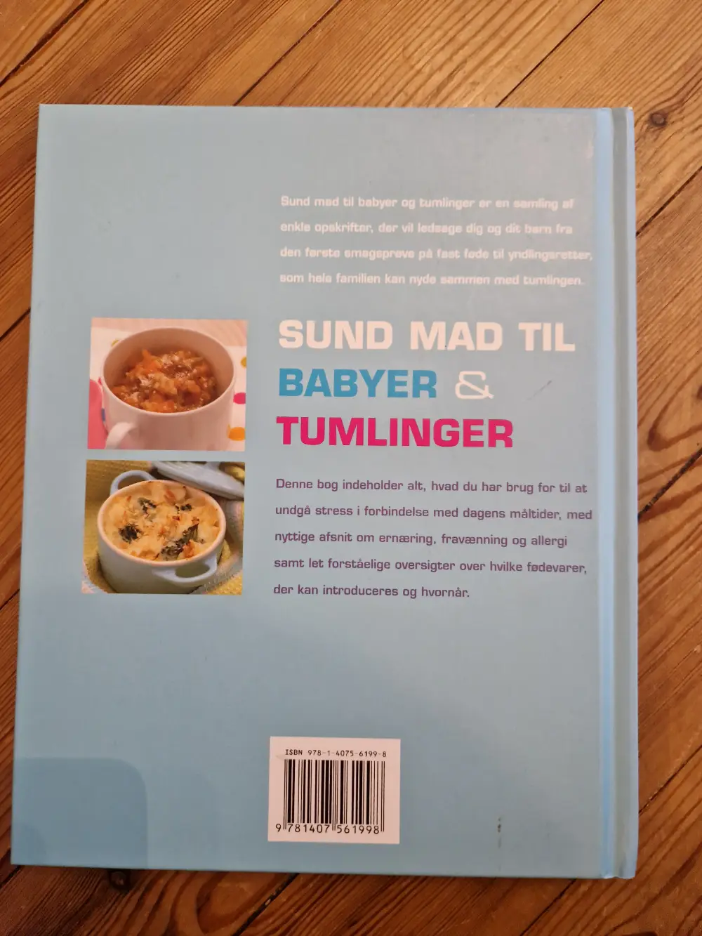 Sund mad til babyer og tumlinger Bog