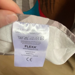FLEXA Forhæng til halvhøj seng