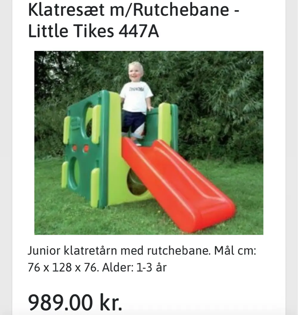 Little Tikes Rutchebane /klatresæt