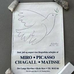 Miro Picasso Chagall Matisse Kunst plakat