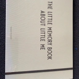 The little memory book about little me Babybog