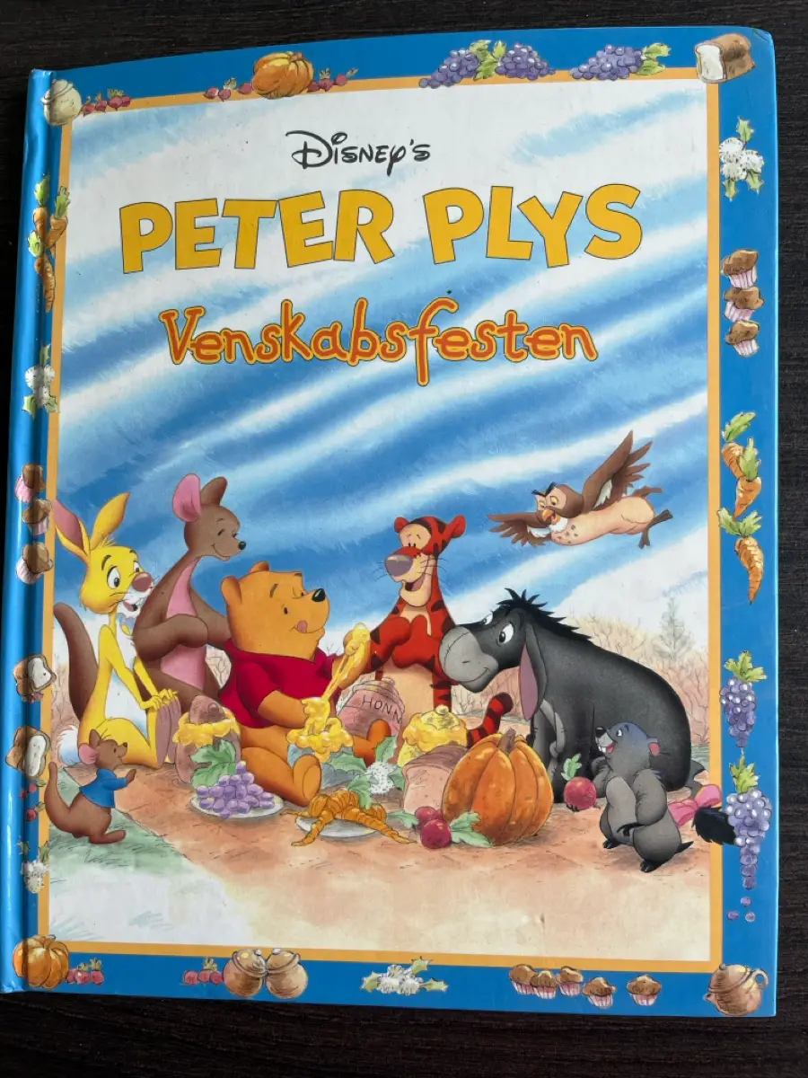 Disney Peter Plys Venskabsfesten bog Billedbog læs højt bog