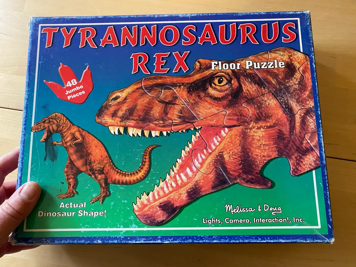 Ukendt Stort t-rex puslespil… 🦖🤩