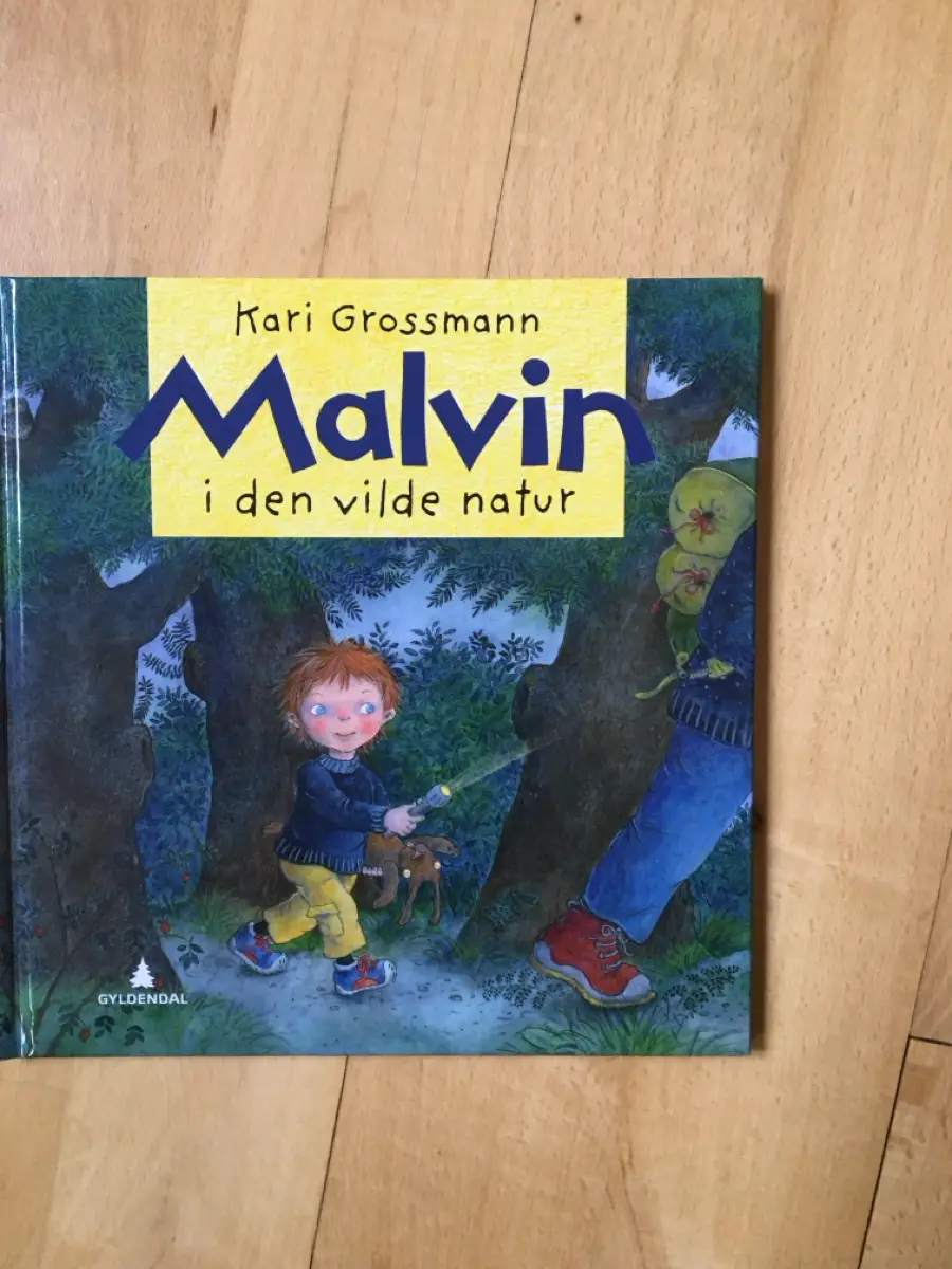 Malvin i den vilde natur Bog