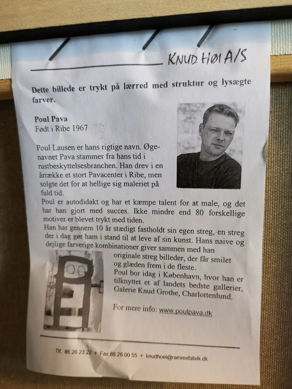 Poul Pava Lærredstryk