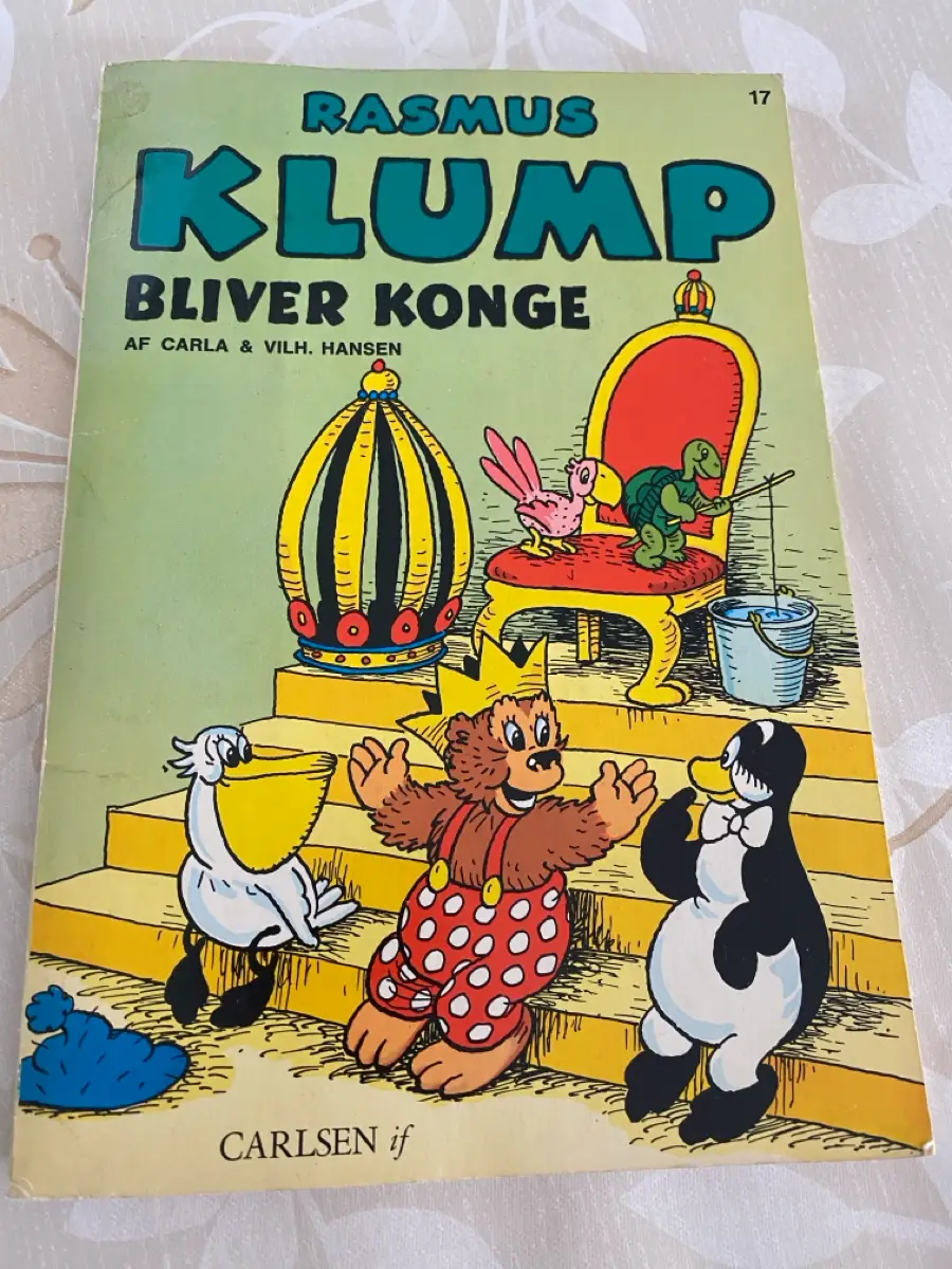 Rasmus Klump bliver konge Bog