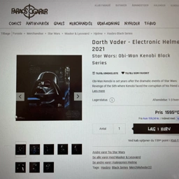 Hasbro Darth Vader hjelm