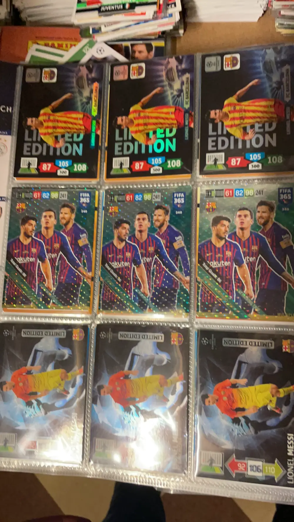 Panini Messi Fodboldkort