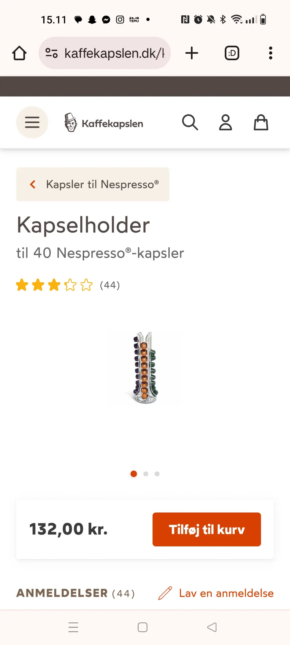 Nespresso Kapselholder