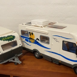 Top Toy Autocamper med campingvogn