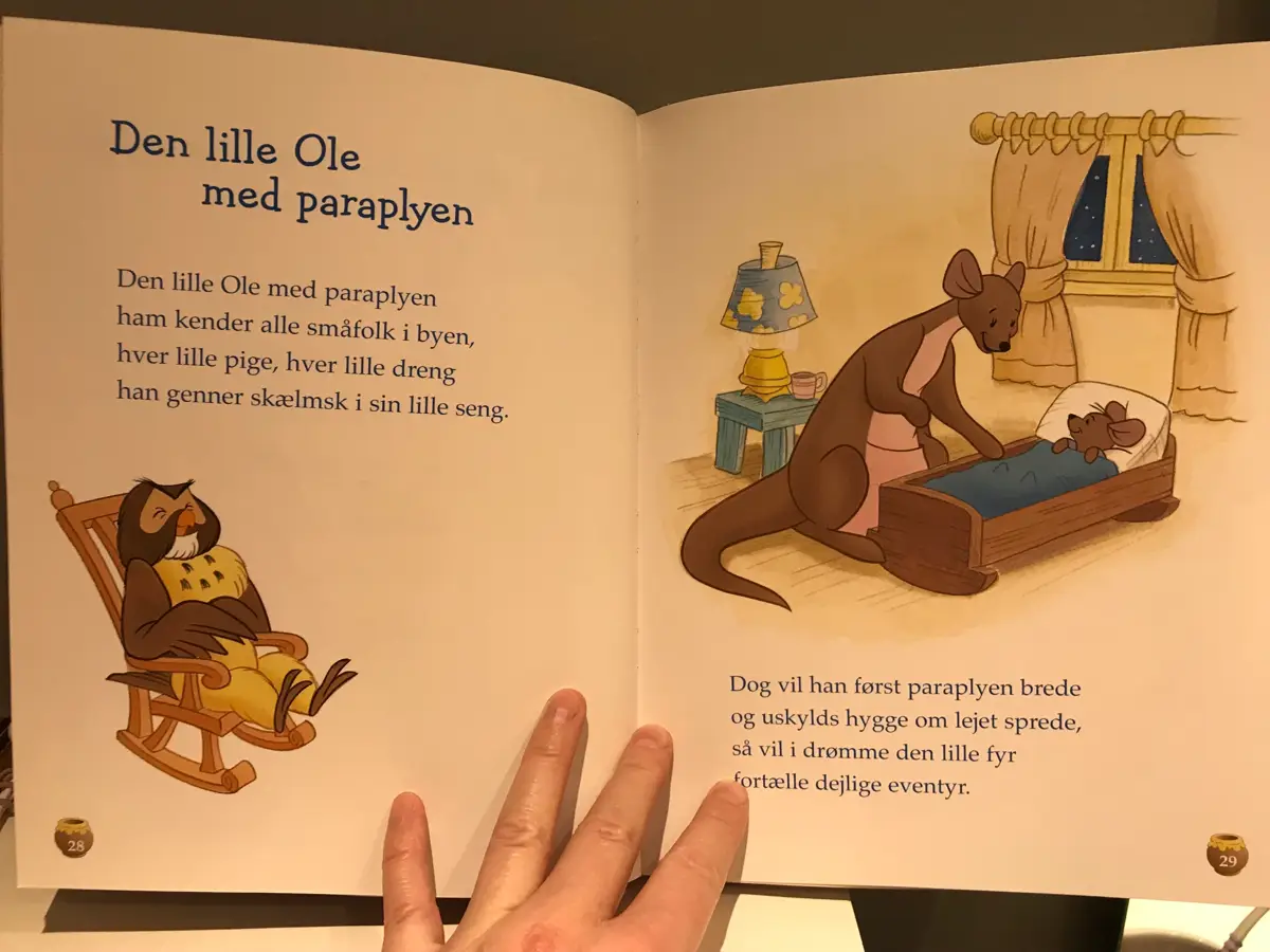 Syng og rim med Peter Plys Bog