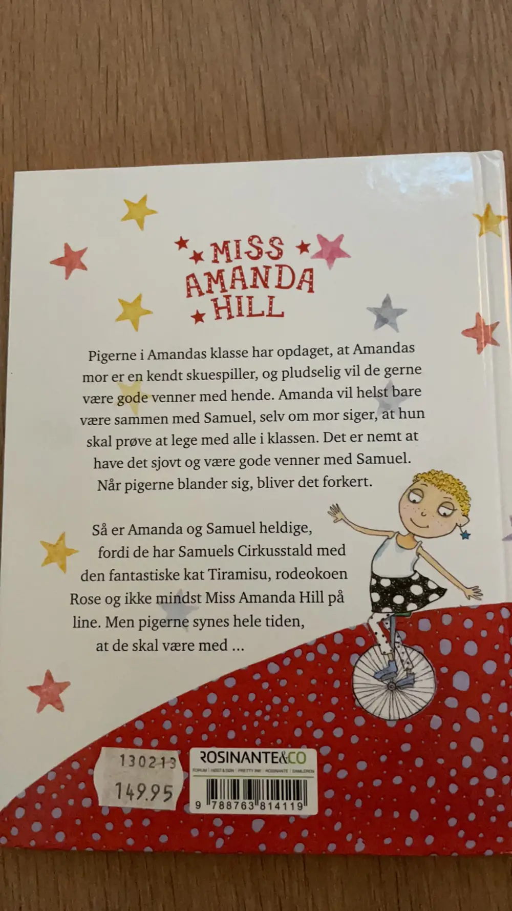 Miss Amanda Hill Samuels cirkusstald Bog