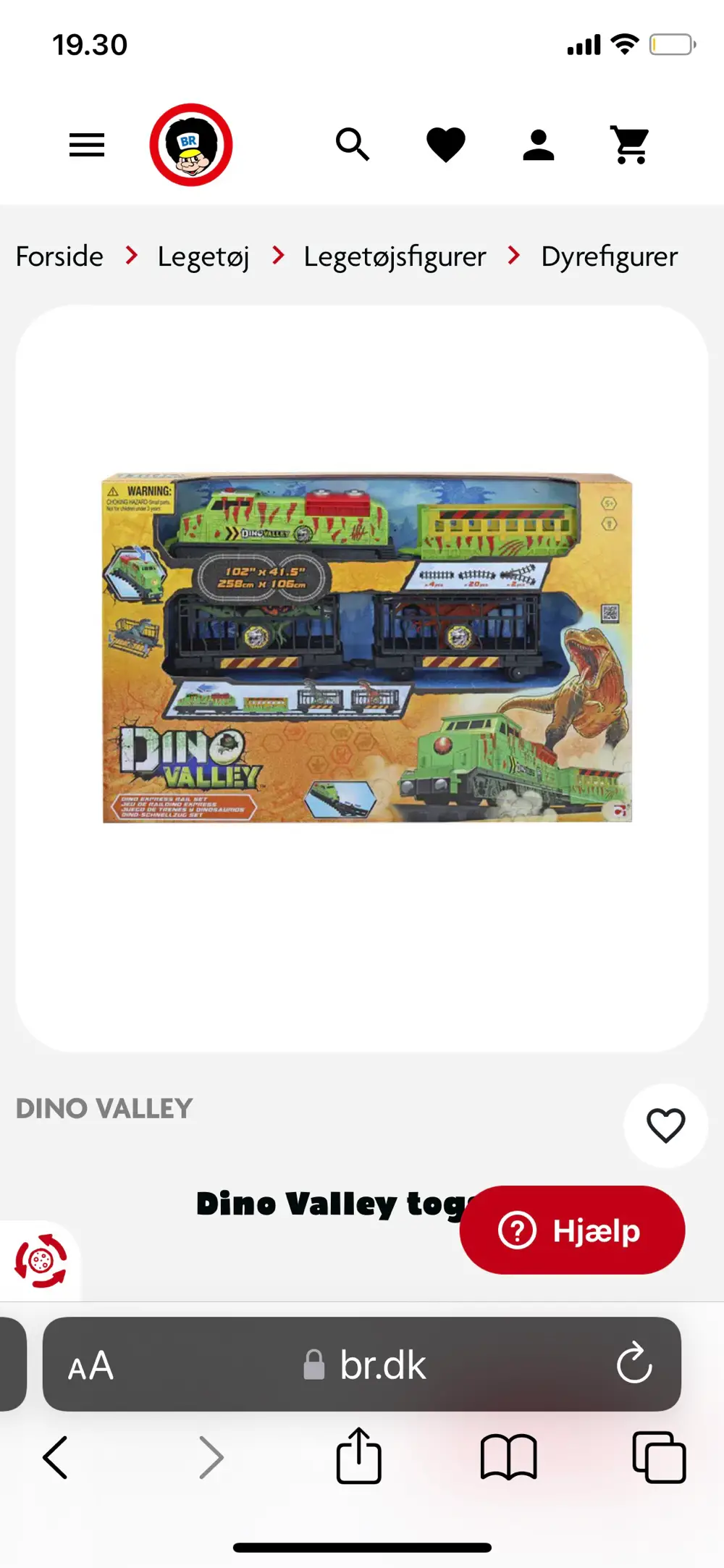 Ukendt Dino Valley togsæt