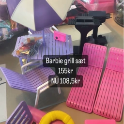 Barbie Grillsæt (havedør)