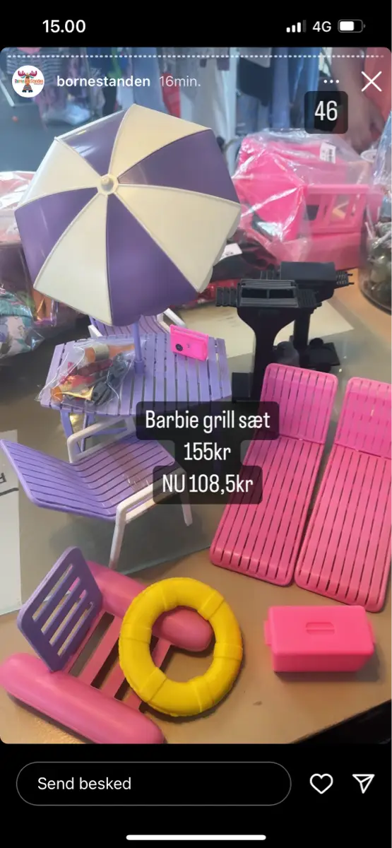 Barbie Grillsæt (havedør)