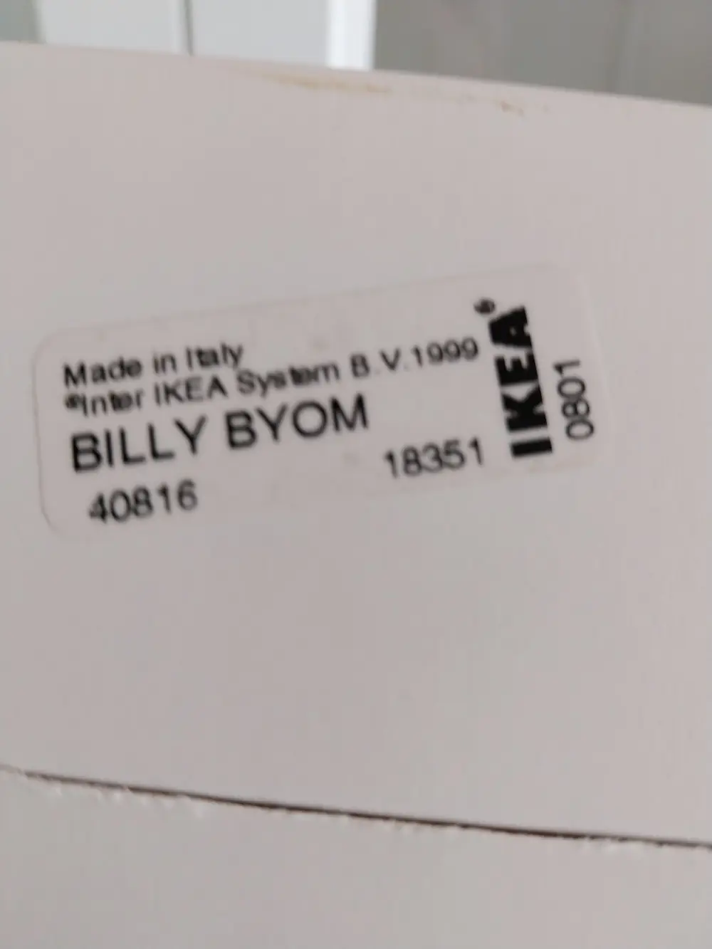 IKEA Billy tilbehør