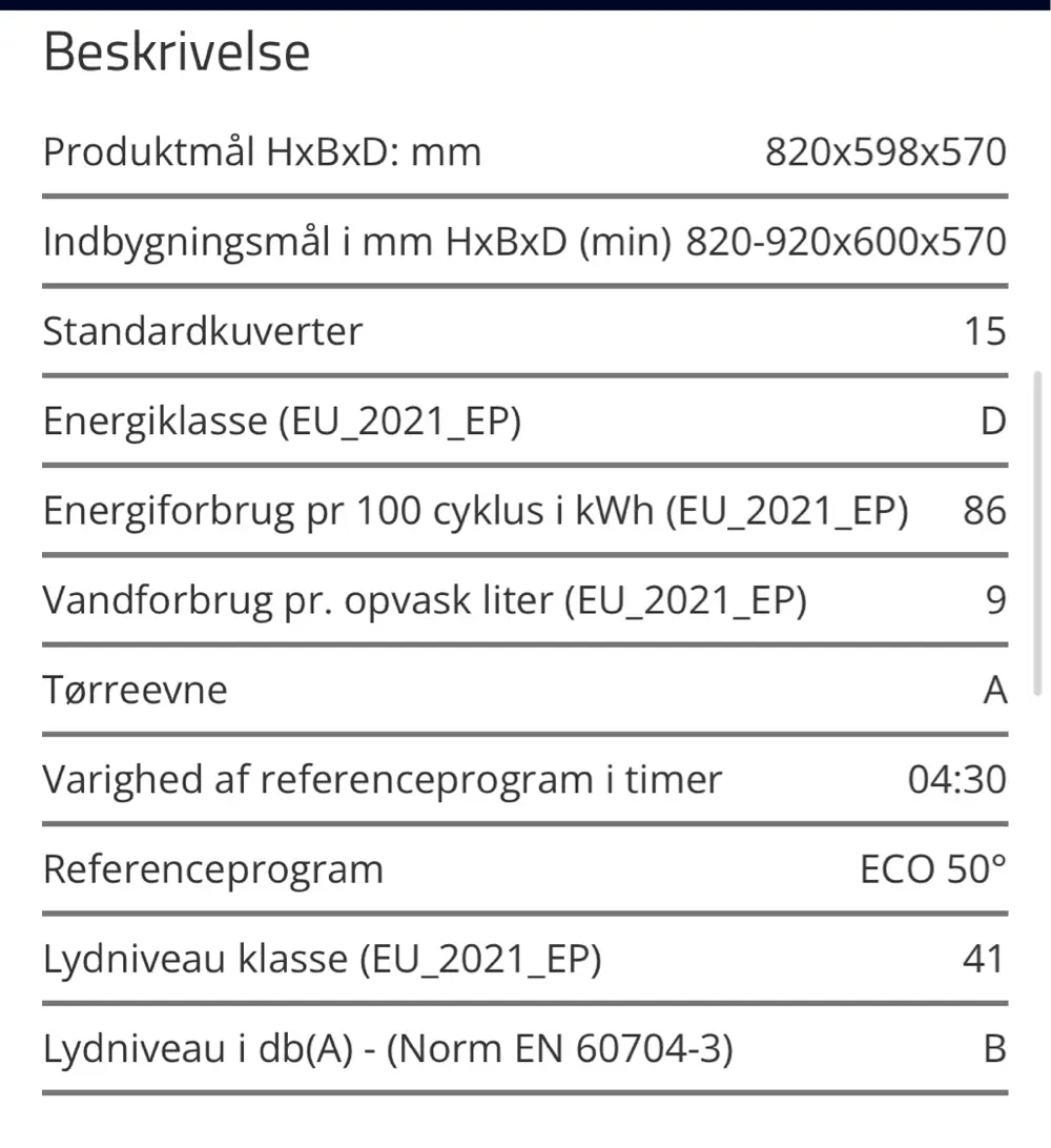 Gram Opvaskemaskine