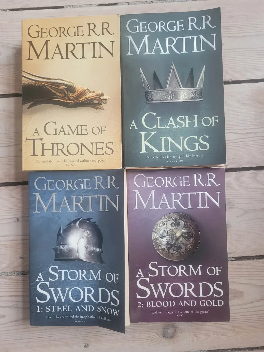 George RR Martin Game of Thrones bøger