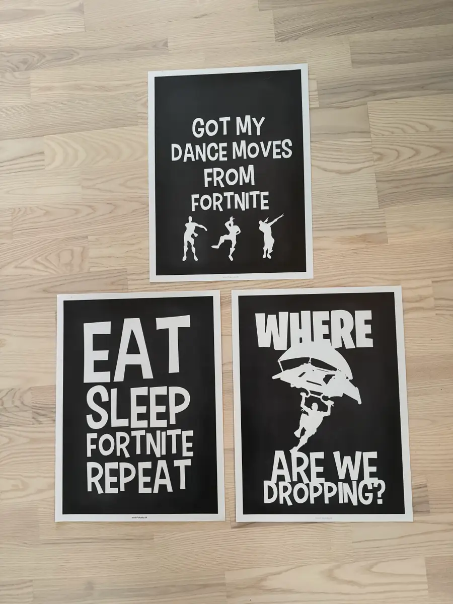 Plakatdyr Fortnite plakater 30x40