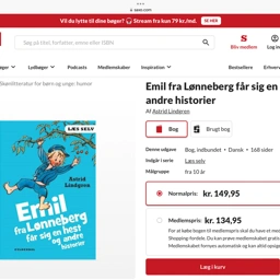 Emil fra Lønneberg får sig en hest … bog