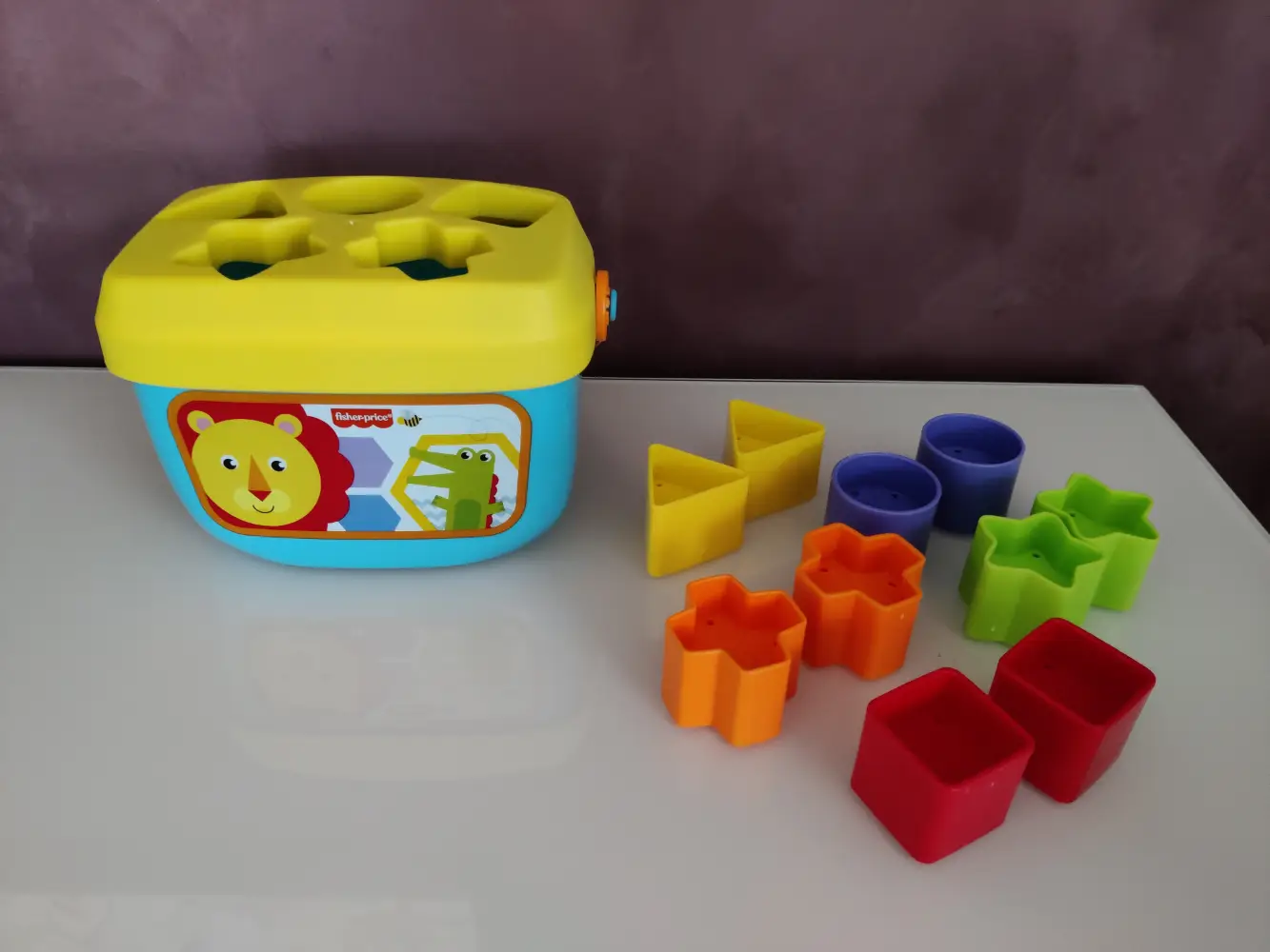 Fisher Price Puttekasse/ Klodskasse