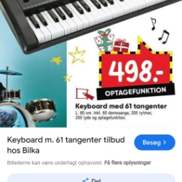 MUSIC TIME keyboard 61 tangenter