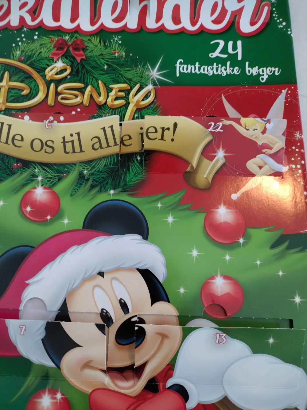 Disney julekalender 24 bøger Bog julekalender