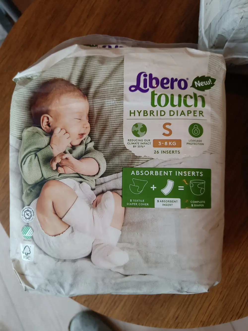 Libero Touch hybrid diaper S