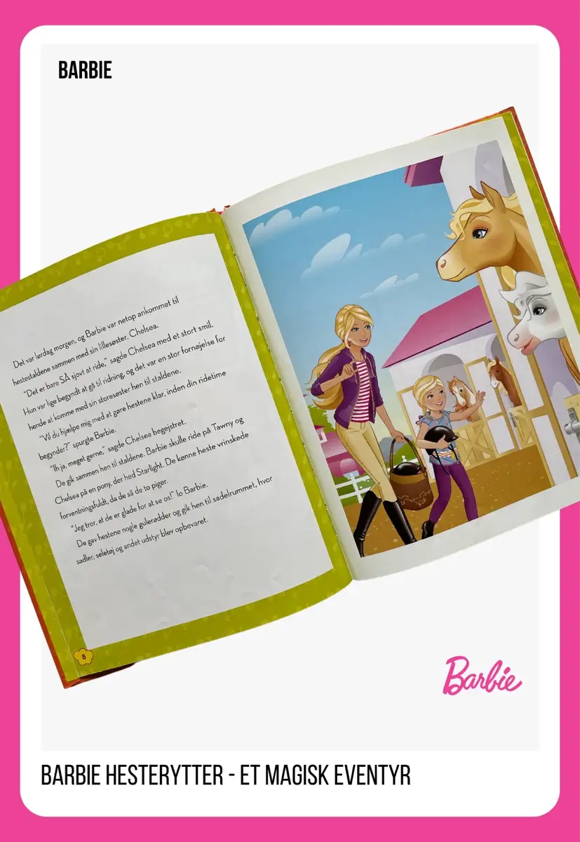 Barbie hesterytter Bog