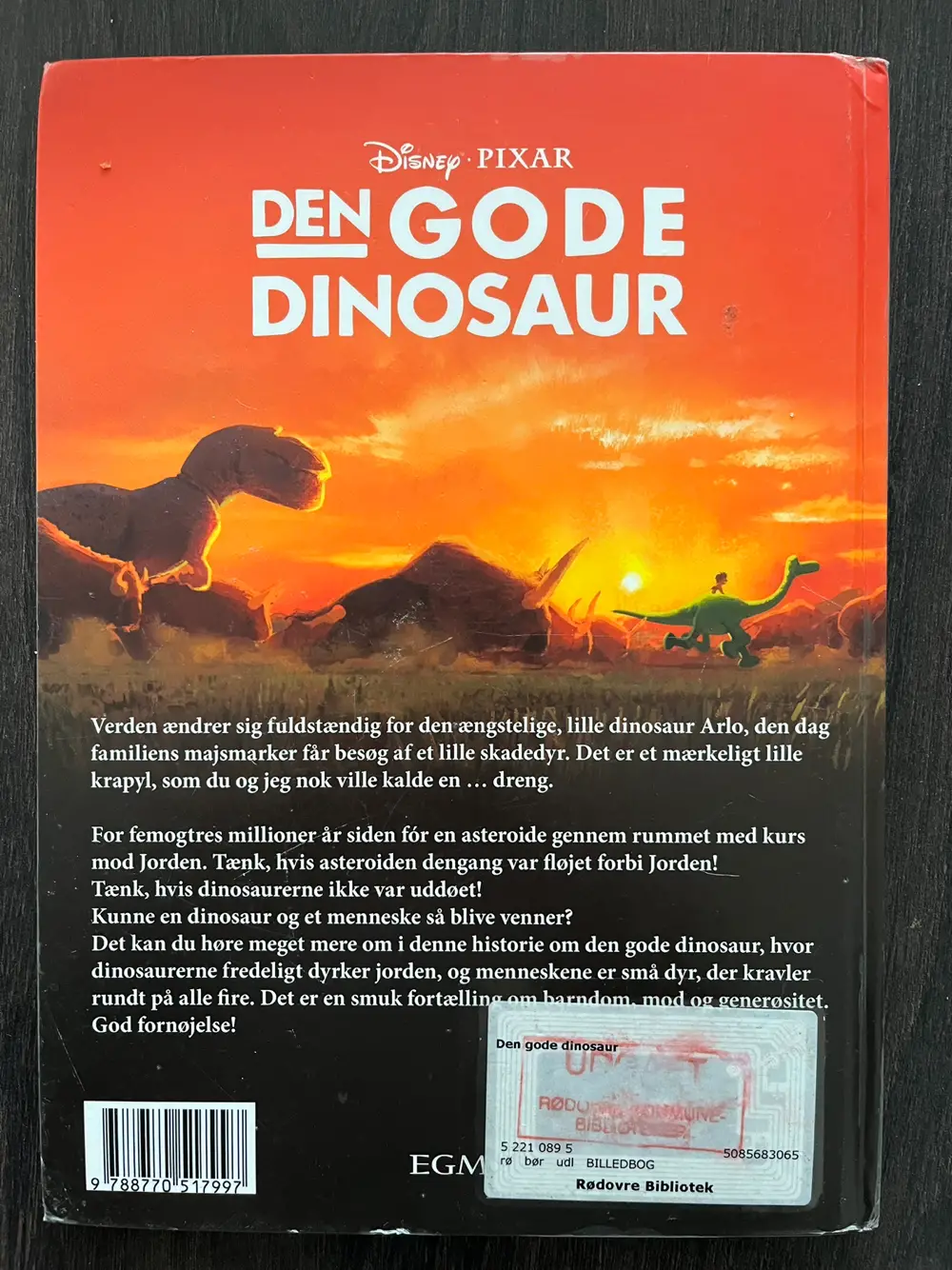 Den gode dinosaur Disney Pixar filmbog
