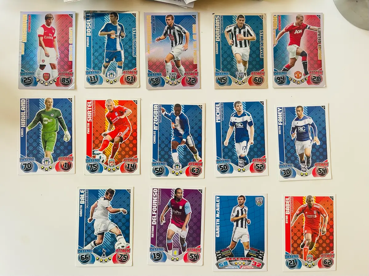 Match Attax kort Fodbold kort