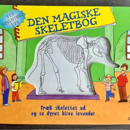 Den magiske skeletbog Lær om dyr læs høj Træk i flappen Se dyret læs hø