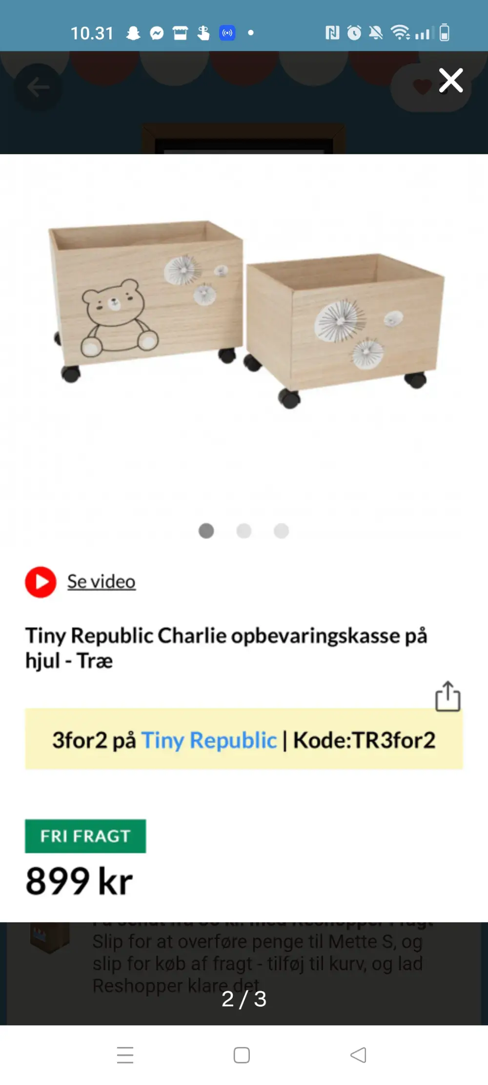 Tiny Republic Opbevaringskasser