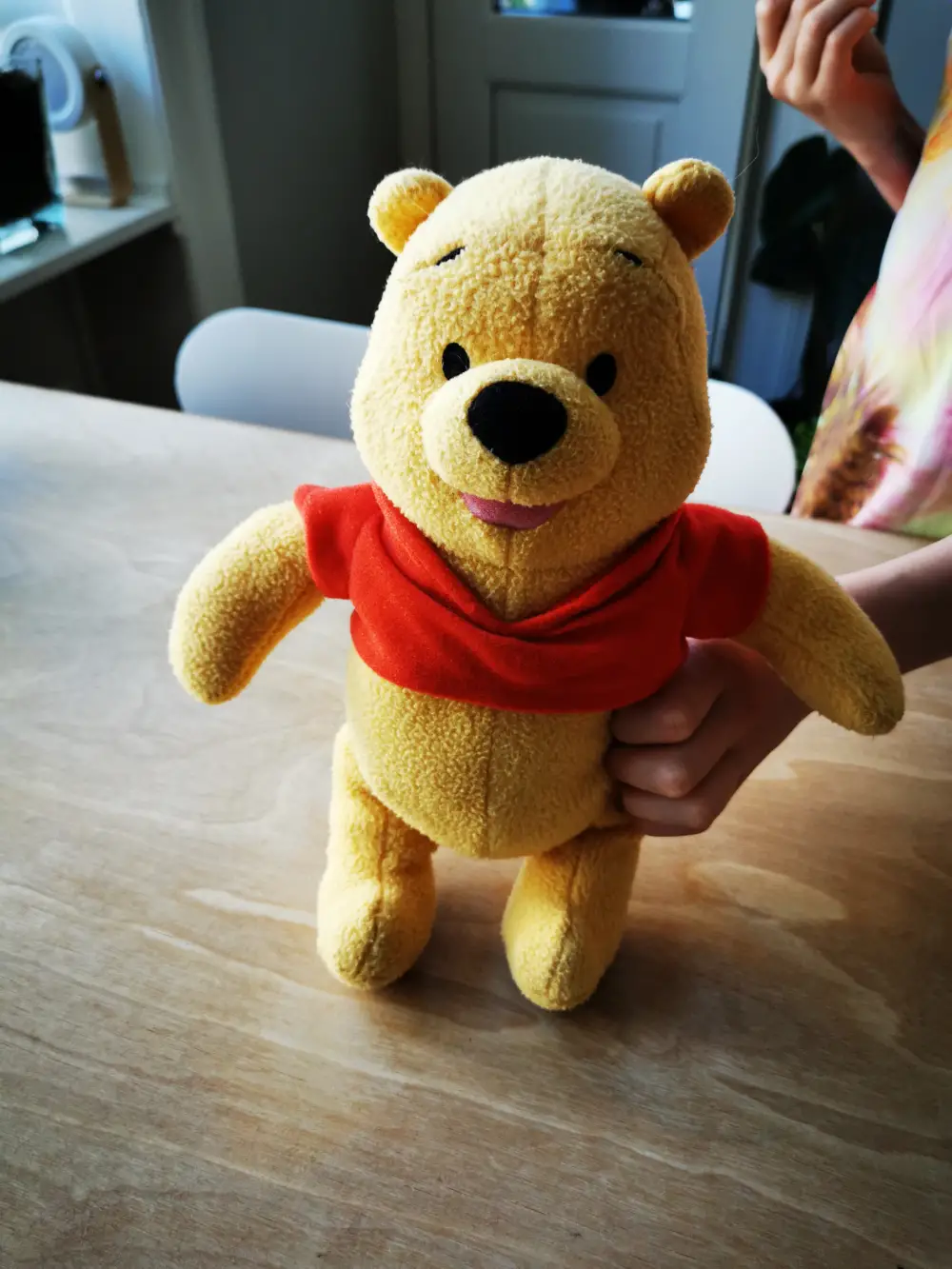 Disney Peter Plys bamse med rangle