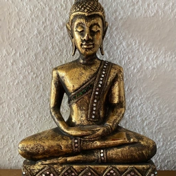 Vintage Thailandsk Buddha figur