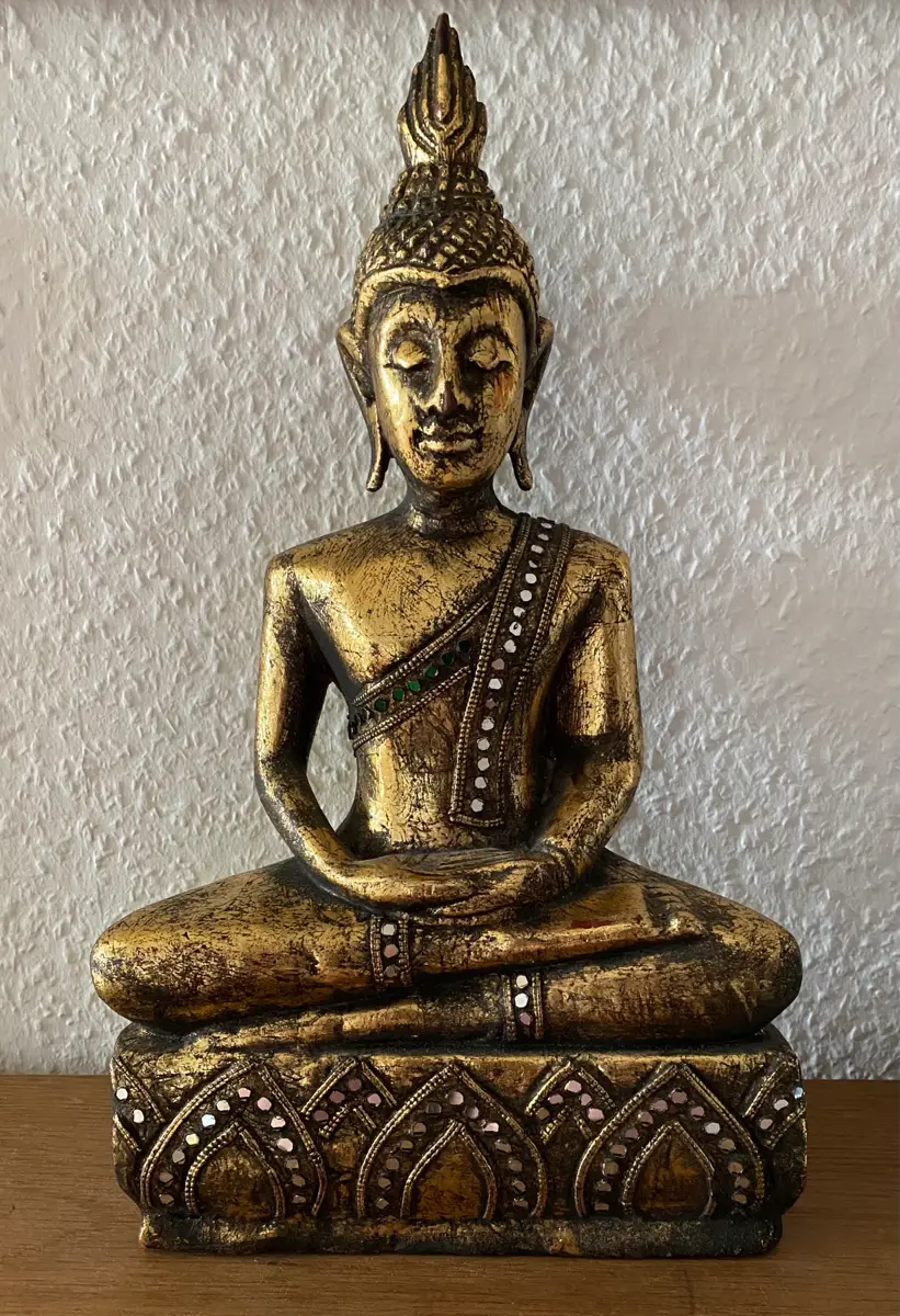 Vintage Thailandsk Buddha figur