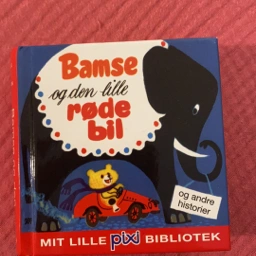 Bamse og den lille røde bil pixi Bog