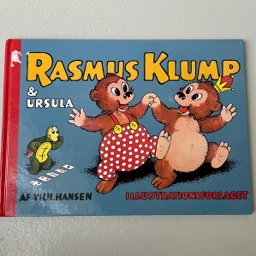 Rasmus Klump og Ursula Fin Rasmus klump bog