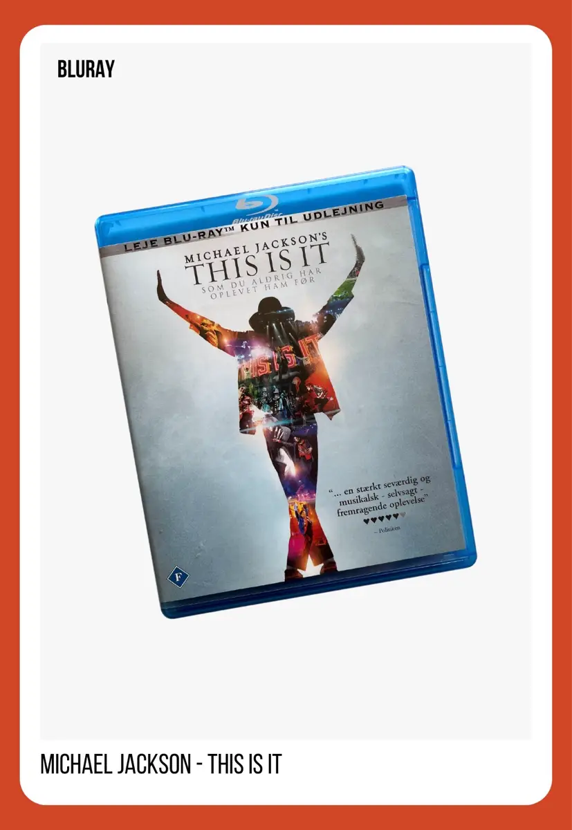 Michael Jackson This is it Bluray