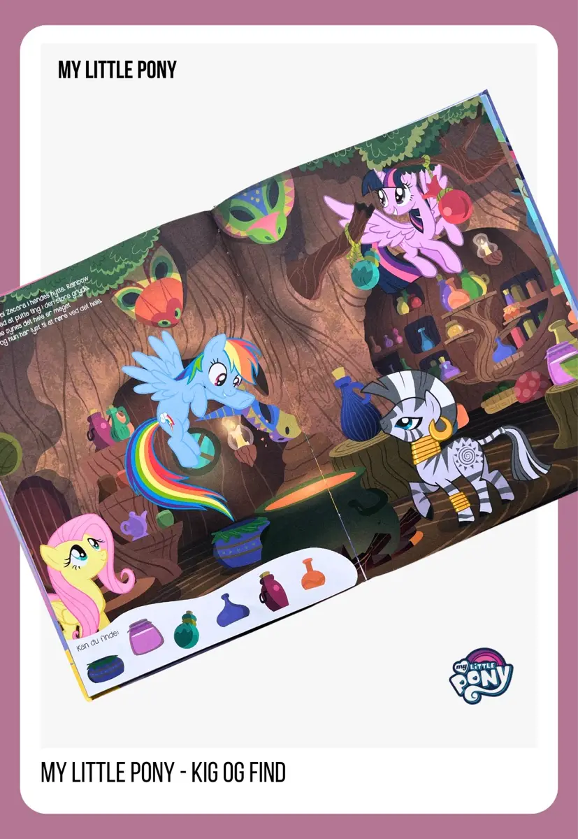 My little pony - kig og find Bog