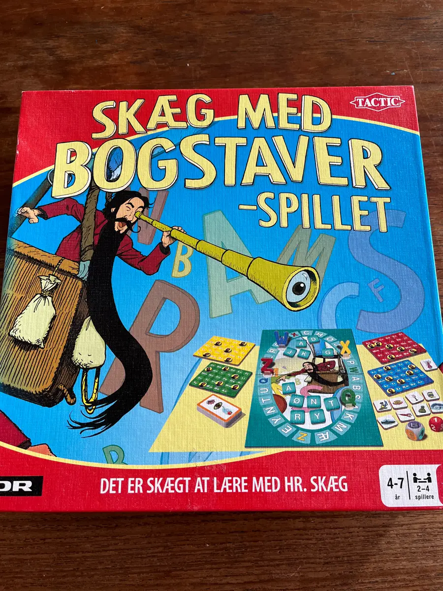 DR Skæg med Bogstaver-spillet