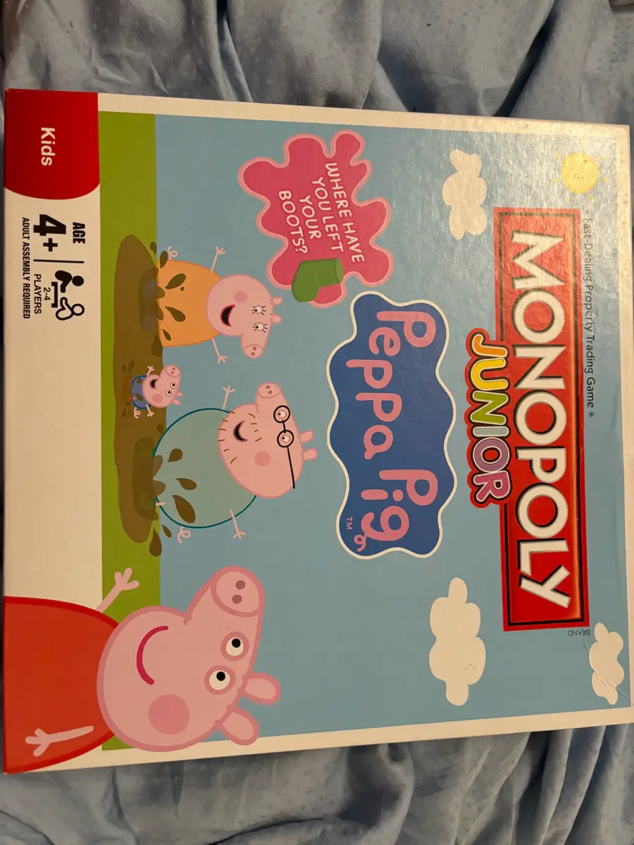 Ukendt Monopoly junior - peppa pig