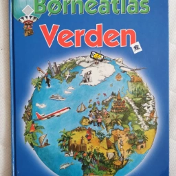 Børneatlas Verden Bog